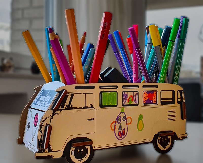Buntstiftauto